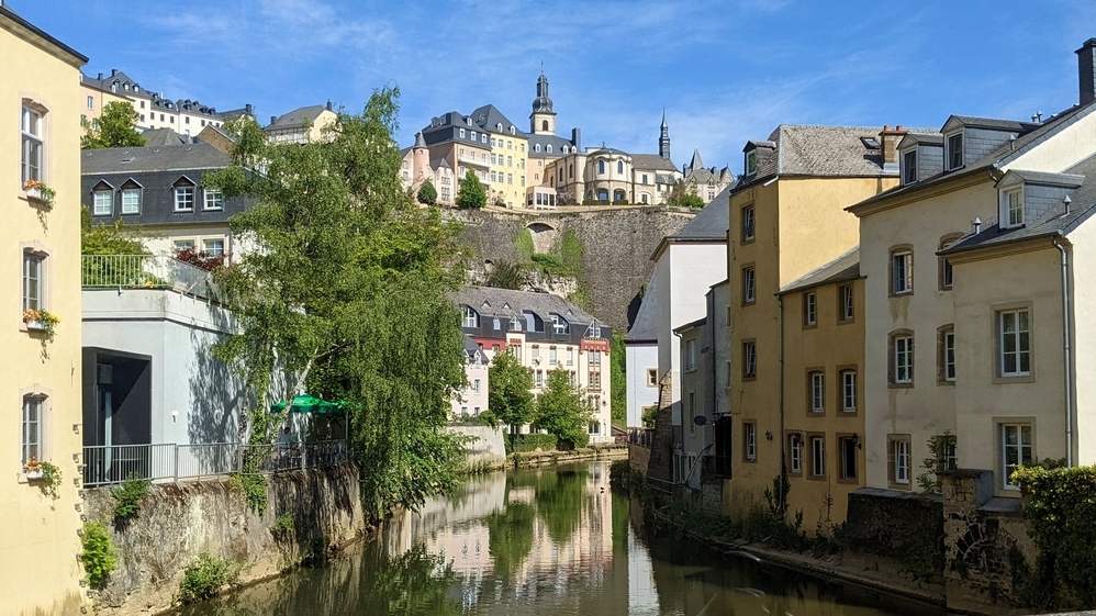 View from the Grund part of the old town
