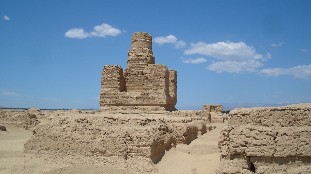 Stupa in Jiaohe