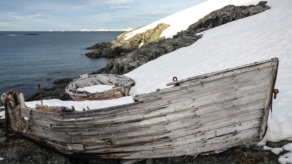 Abandond Ship in Antarctica