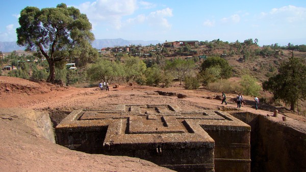 Rock-hewn churches in Ethiopia