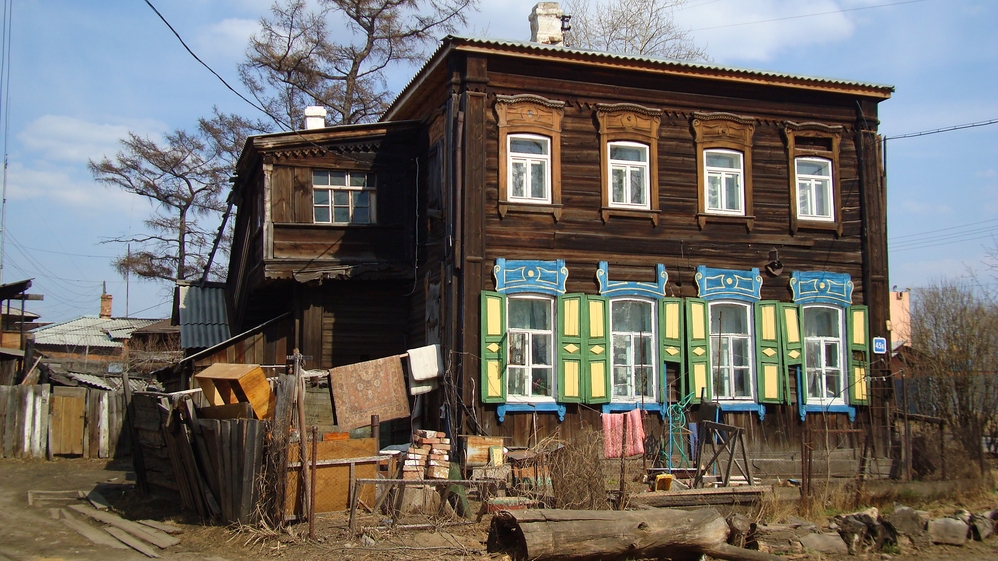 Old Siberian house in Irkutsk