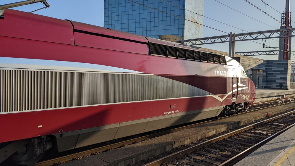 Thalys train to Amsterdam