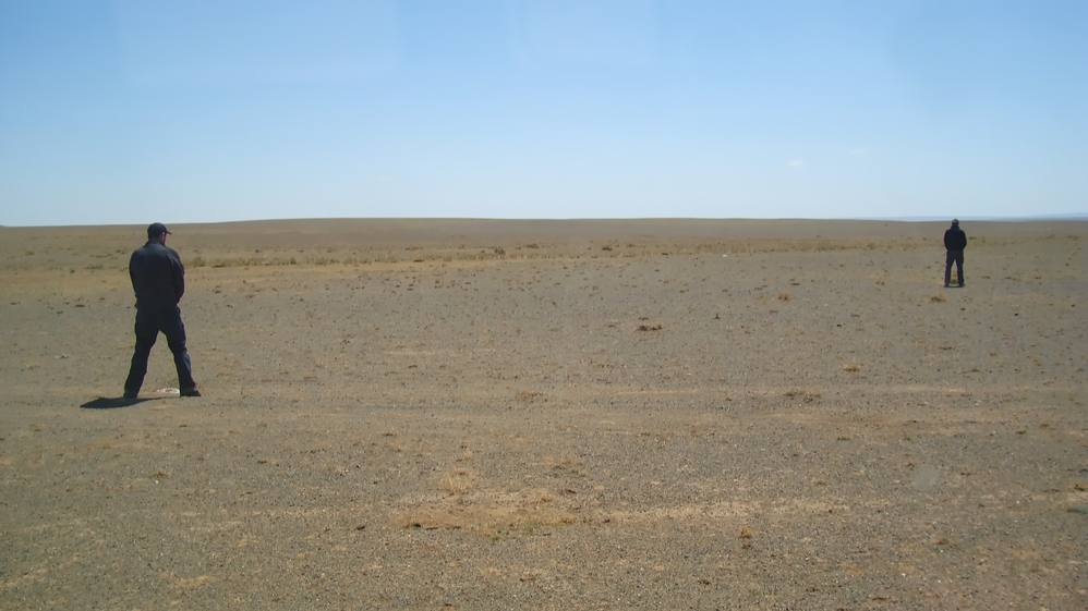 Public toilet in the Gobi Desert