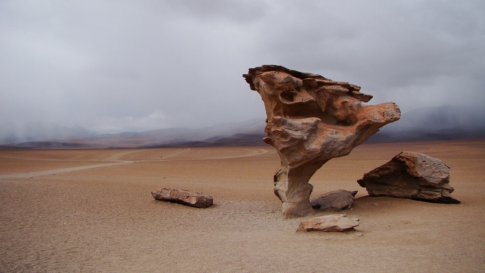 Strange rock formation