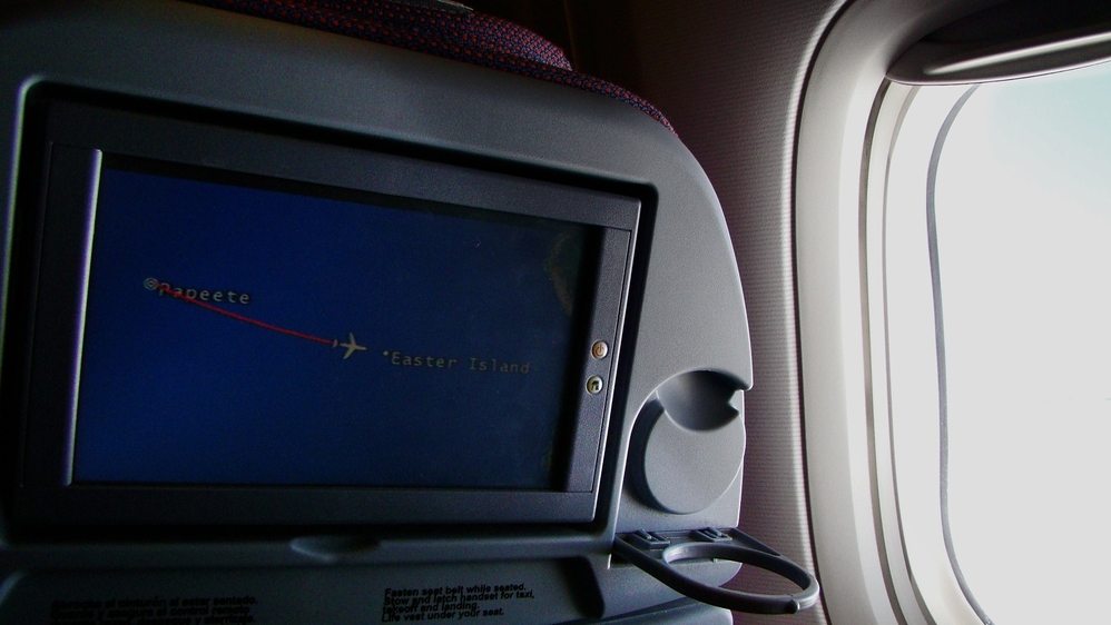 In-flight map