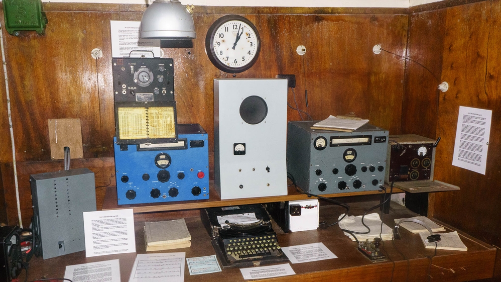 Inside Port Lockroy Museum