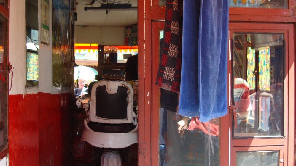 Barber shop in Urumqi