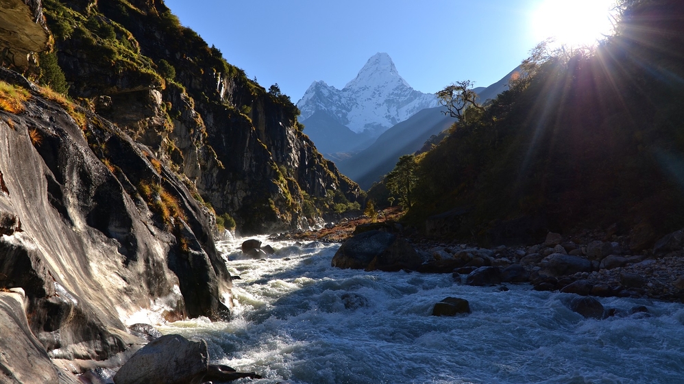 River near Pangboche