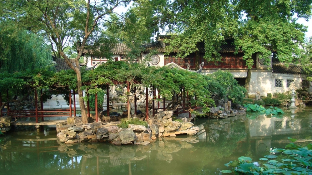 House in the Suzhou park